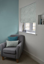 Load image into Gallery viewer, McAlister Textiles Skye Teal Tweed Roman Blinds Roman Blinds 

