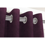 Load image into Gallery viewer, McAlister Textiles Matt Aubergine Purple Velvet Curtains Tailored Curtains 116cm(w) x 182cm(d) (46&quot; x 72&quot;) 
