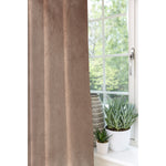 Load image into Gallery viewer, McAlister Textiles Matt Mocha Brown Velvet Curtains Tailored Curtains 
