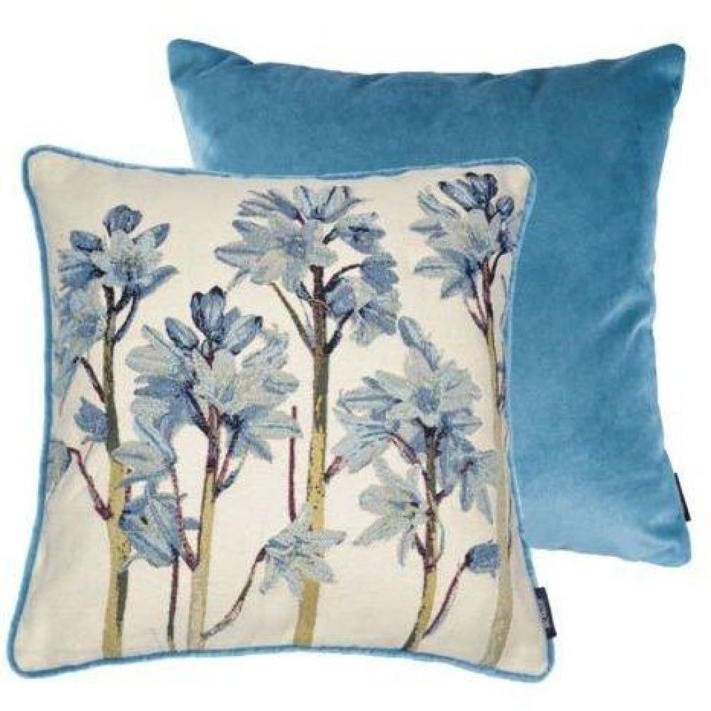 McAlister Textiles Tapestry Bluebell Floral Cushion Cushions and Covers 