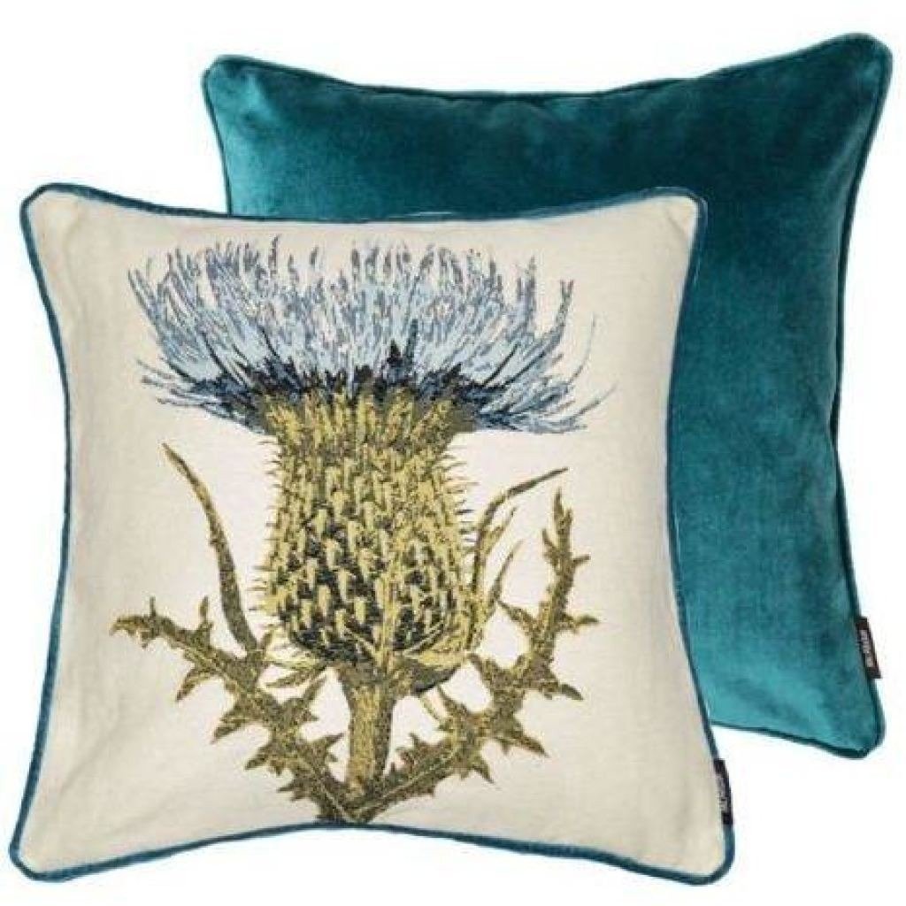McAlister Textiles Tapestry Highland Thistle Cushion Cushions and Covers 
