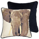 Load image into Gallery viewer, McAlister Textiles Tapestry Grey Elephant Cushion Cushions and Covers 
