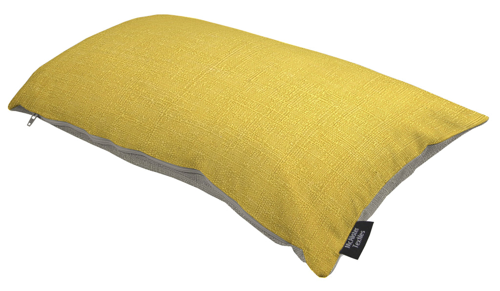 McAlister Textiles Harmony Contrast Ochre Plain Cushions Cushions and Covers 