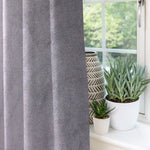 Load image into Gallery viewer, McAlister Textiles Matt Soft Silver Velvet Curtains Tailored Curtains 
