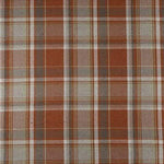 Load image into Gallery viewer, McAlister Textiles Deluxe Large Tartan Burnt Orange + Grey Box Cushion 50cm x 50cm x 5cm Box Cushions 
