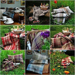 Load image into Gallery viewer, McAlister Textiles Heritage Charcoal Grey Tartan 43cm x 43cm Cushion Sets Cushions and Covers 
