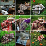 Load image into Gallery viewer, McAlister Textiles Heritage Tartan Charcoal Grey Curtain Fabric Fabrics 

