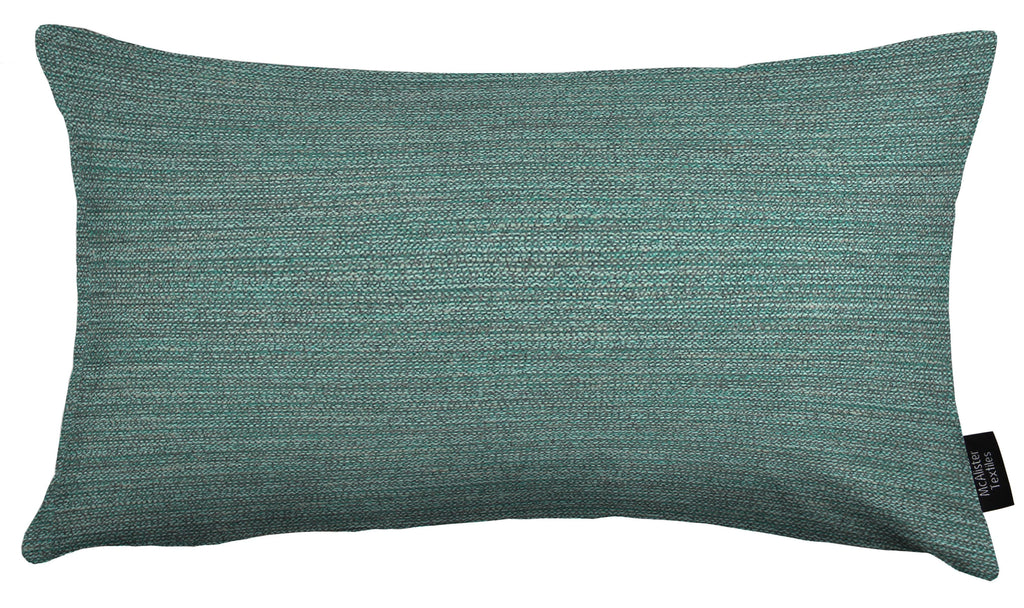 McAlister Textiles Hamleton Teal Textured Plain Pillow Pillow Cover Only 50cm x 30cm 