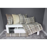 Load image into Gallery viewer, McAlister Textiles Heritage Beige Cream Tartan 43cm x 43cm Cushion Sets Cushions and Covers 
