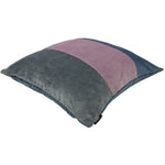 Load image into Gallery viewer, McAlister Textiles Patchwork Velvet Purple, Blue + Grey Cushion Set Cushions and Covers 
