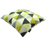 Load image into Gallery viewer, McAlister Textiles Vita Cotton Print Ochre Yellow Cushion Cushions and Covers 
