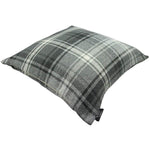 Load image into Gallery viewer, McAlister Textiles Angus Charcoal Grey Tartan 43cm x 43cm Cushion Sets Cushions and Covers 
