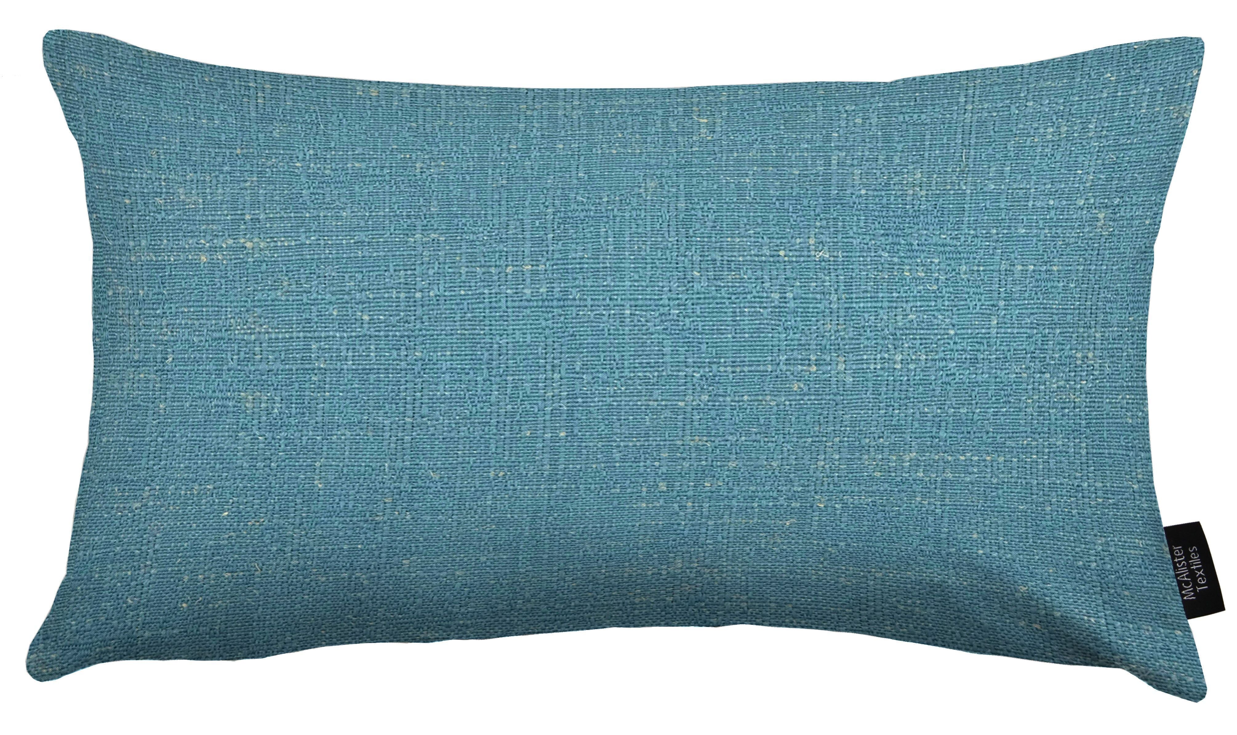 McAlister Textiles Harmony Contrast Teal Plain Cushions Cushions and Covers Cover Only 50cm x 30cm 