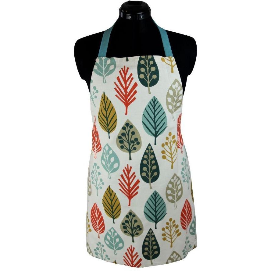 McAlister Textiles Magda Burnt Orange Cotton Print Apron Kitchen Accessories