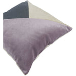 Load image into Gallery viewer, McAlister Textiles Patchwork Velvet Purple, Gold + Grey Cushion Set Cushions and Covers 
