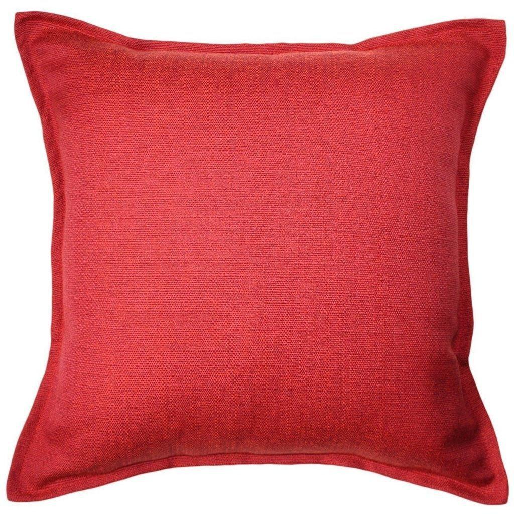 McAlister Textiles Savannah Wine Red Cushion Cushions and Covers Cover Only 43cm x 43cm