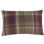 Load image into Gallery viewer, McAlister Textiles Heritage Purple + Green Tartan Cushion Cushions and Covers Cover Only 50cm x 30cm 
