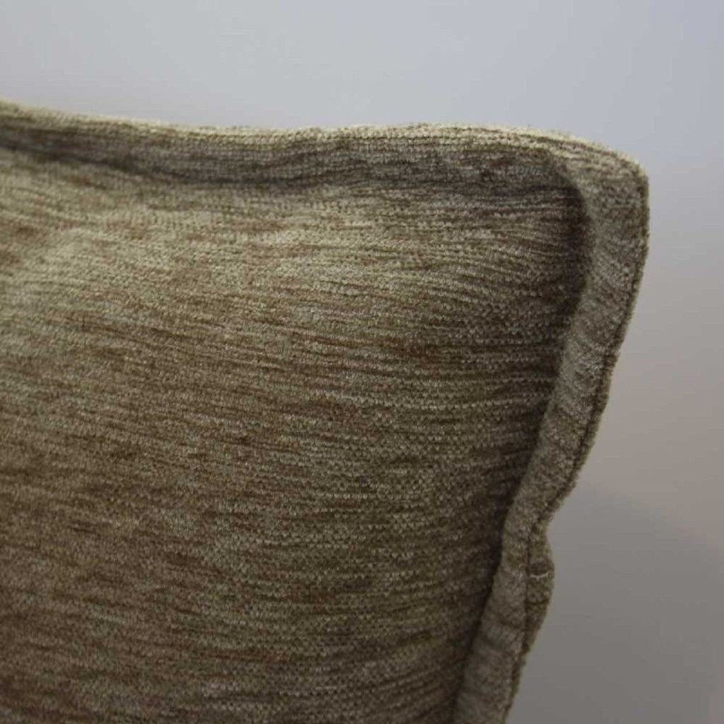 McAlister Textiles Plain Chenille Taupe Beige Cushion Cushions and Covers 