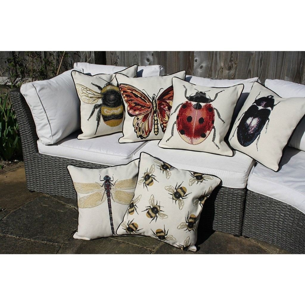 McAlister Textiles Bug's Life Bumble Bees Cushion Cushions and Covers 
