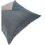 Load image into Gallery viewer, McAlister Textiles Patchwork Velvet Gold, Blue + Grey Cushion Set Cushions and Covers 

