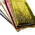 Load image into Gallery viewer, McAlister Textiles Crushed Velvet Champagne Gold Fabric Fabrics 
