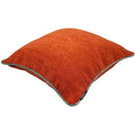 Load image into Gallery viewer, McAlister Textiles Alston Chenille Burnt Orange + Grey Cushion Cushions and Covers 
