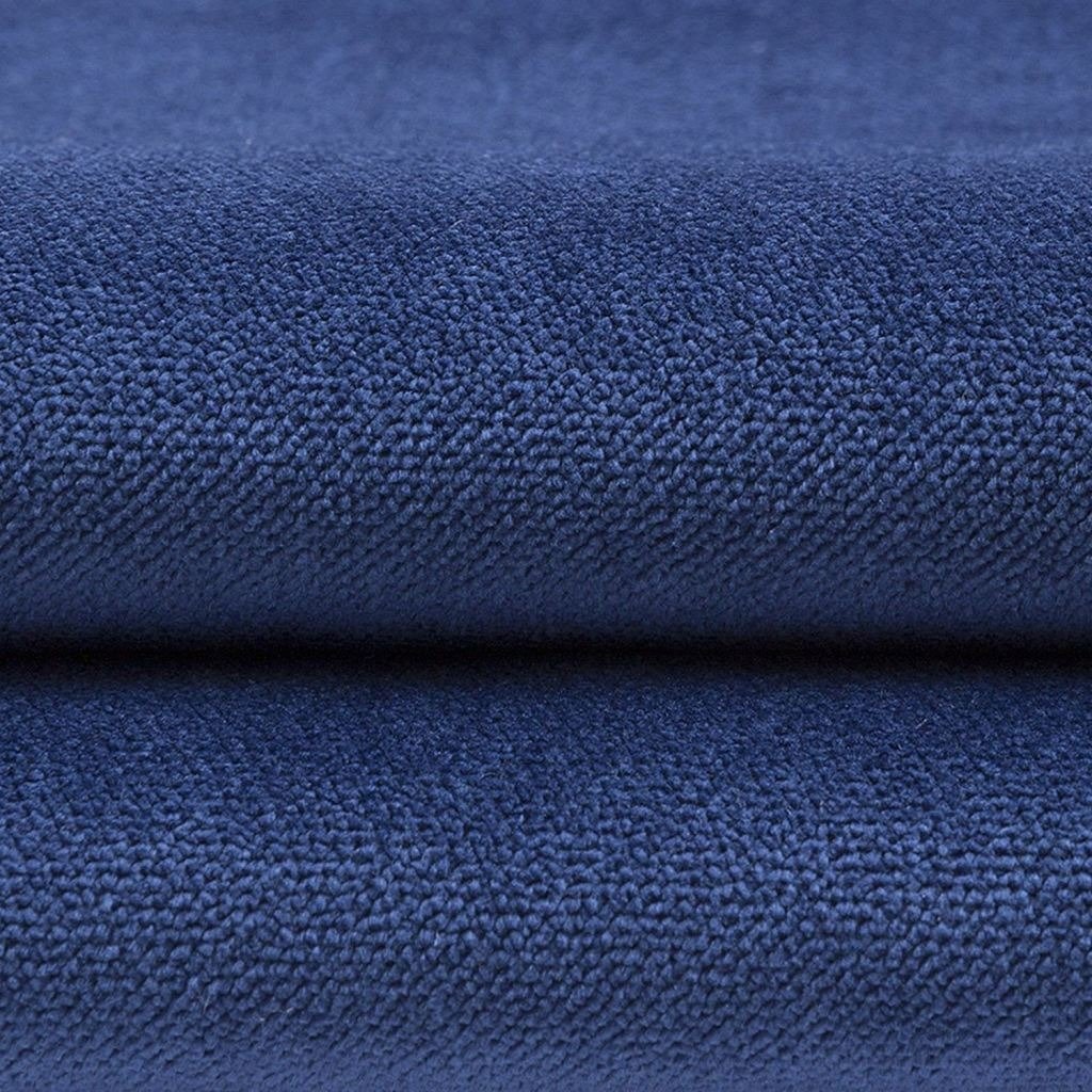 McAlister Textiles Matt Navy Blue Velvet Fabric Fabrics 