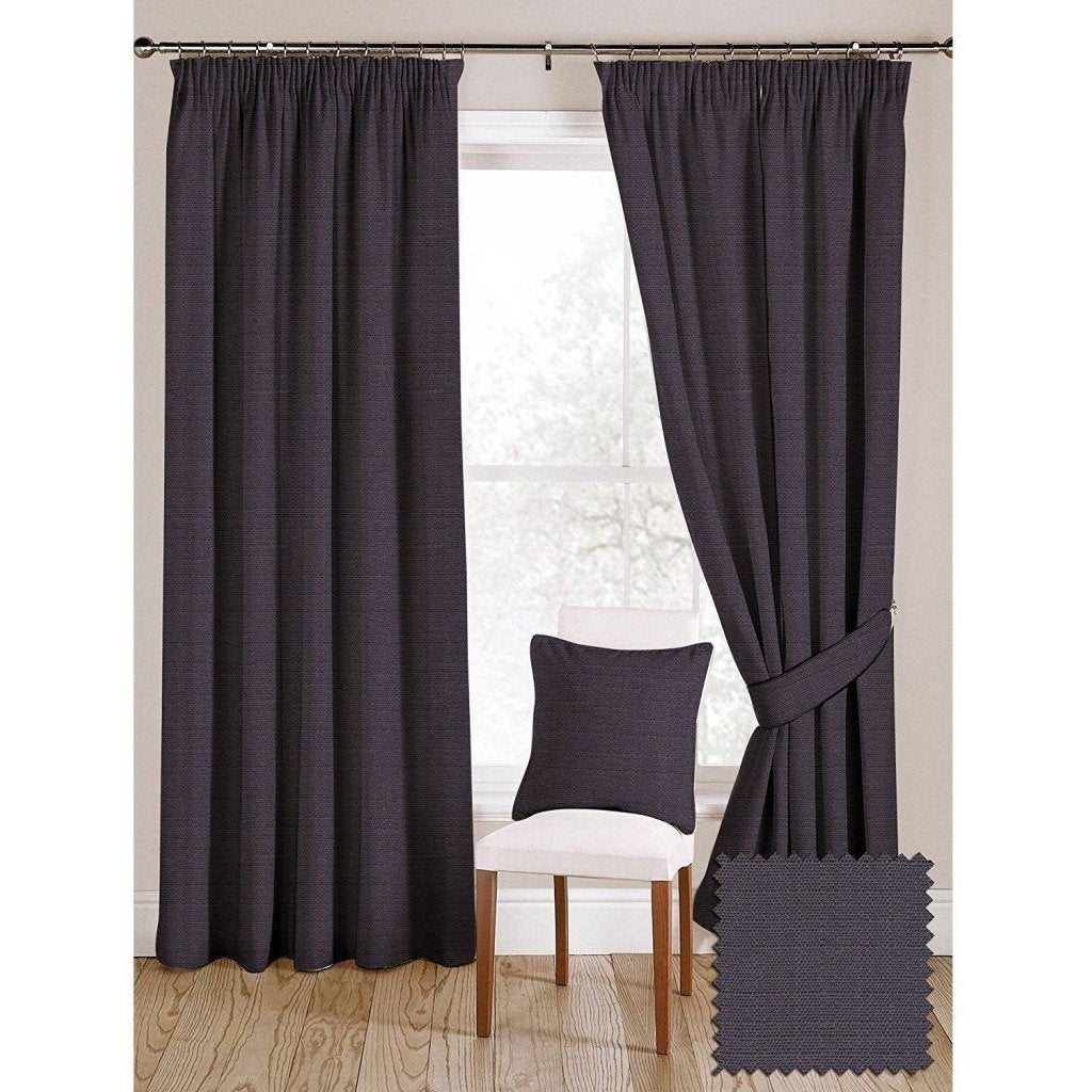 McAlister Textiles Savannah Aubergine Purple Curtains Tailored Curtains 