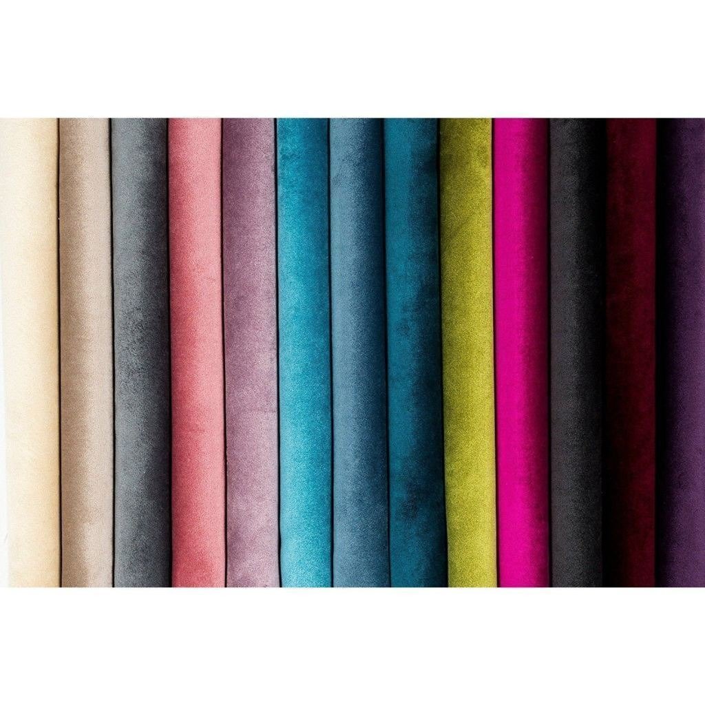 McAlister Textiles Matt Charcoal Grey Velvet Fabric Fabrics 