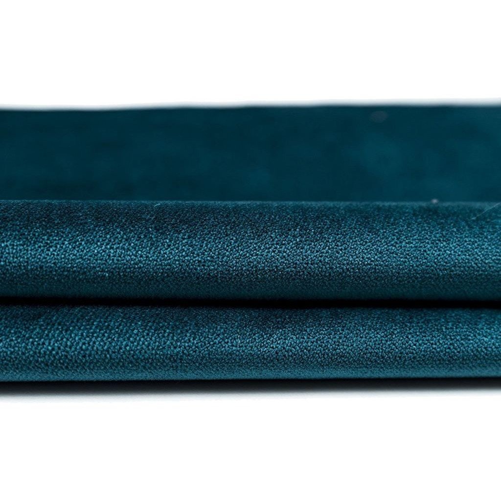 McAlister Textiles Matt Blue Teal Velvet Fabric Fabrics 