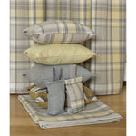 Load image into Gallery viewer, McAlister Textiles Heritage Yellow + Grey Tartan Home Decor Design Set 
