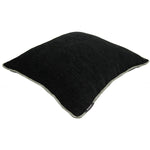 Load image into Gallery viewer, McAlister Textiles Alston Chenille Black + Grey Cushion Cushions and Covers 
