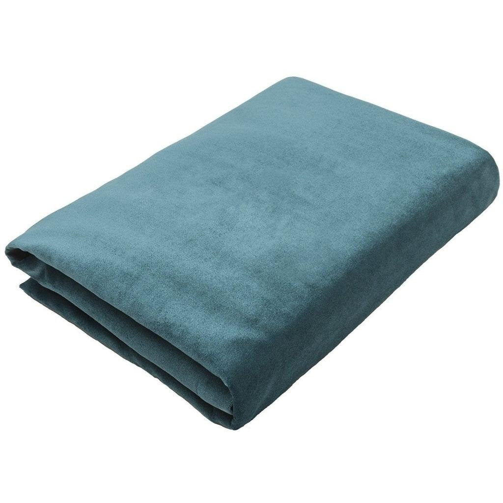 Matt Duck Egg Blue Velvet Throw Blankets Runners