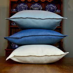 Load image into Gallery viewer, McAlister Textiles Savannah Navy Blue Cushion Cushions and Covers 
