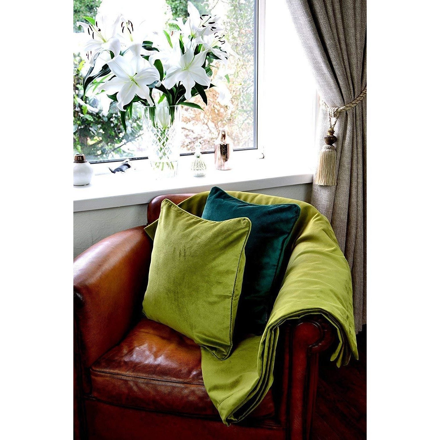 McAlister Textiles Heritage Purple + Green Tartan Home Decor Design Set 