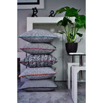 Load image into Gallery viewer, McAlister Textiles Aztec Geometric Black + White 43cm x 43cm Cushion Sets Cushions and Covers 

