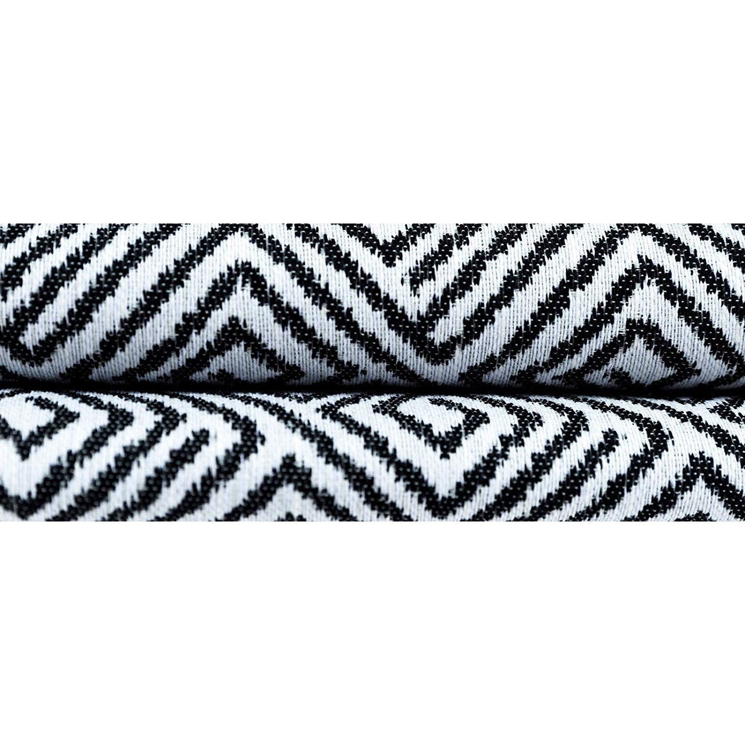 McAlister Textiles Aztec Geometric Black + White 43cm x 43cm Cushion Sets Cushions and Covers 