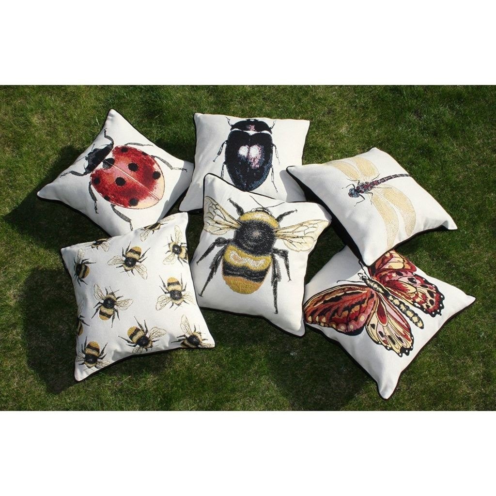 McAlister Textiles Bug's Life Ladybird Cushion Cushions and Covers 