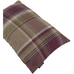 Load image into Gallery viewer, McAlister Textiles Heritage Purple + Green Tartan Cushion Cushions and Covers 
