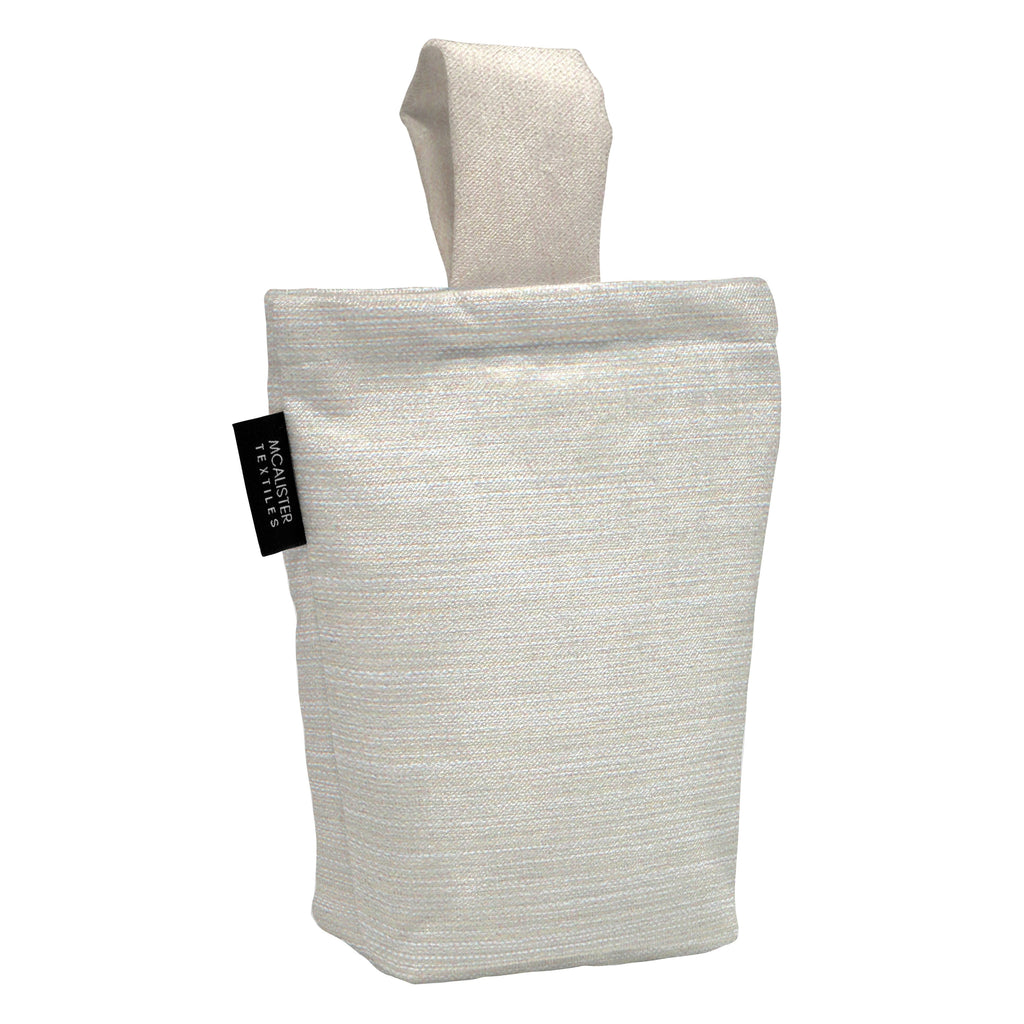 McAlister Textiles Hamleton Natural Textured Plain Door Stop Doorstops