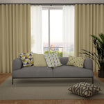 Load image into Gallery viewer, Elva Geometric Ochre Yellow Curtains
