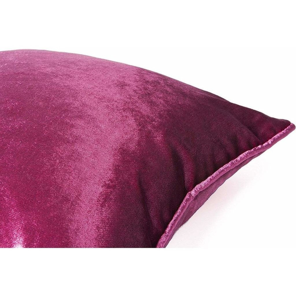 McAlister Textiles Fuchsia Pink Crushed Velvet Cushions Cushions and Covers 
