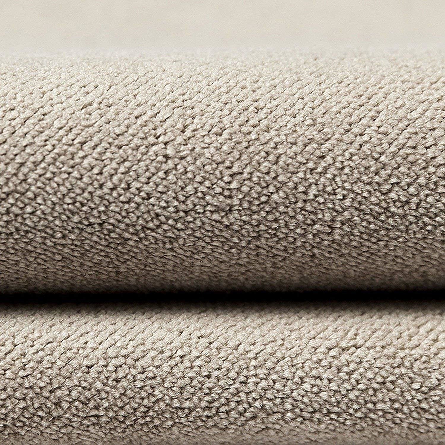 McAlister Textiles Deluxe Velvet Beige Mink Box Cushion 43cm x 43cm x 3cm Box Cushions 