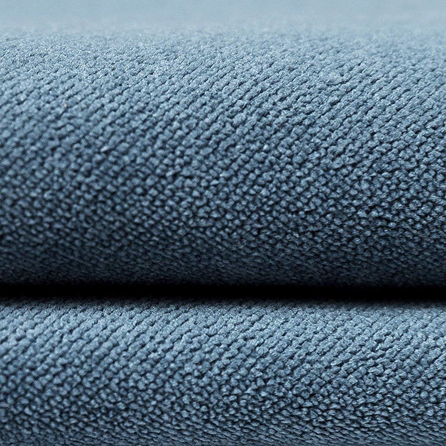McAlister Textiles Deluxe Large Velvet Petrol Blue Box Cushion 50cm x 50cm x 5cm Box Cushions 