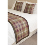 Load image into Gallery viewer, McAlister Textiles Angus Purple + Green Tartan Cushion Cushions and Covers 

