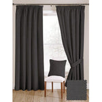 Load image into Gallery viewer, McAlister Textiles Savannah Charcoal Grey Curtains Tailored Curtains 
