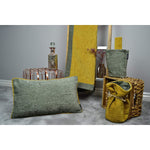 Load image into Gallery viewer, McAlister Textiles Alston Chenille Grey + Yellow Cushion Cushions and Covers 
