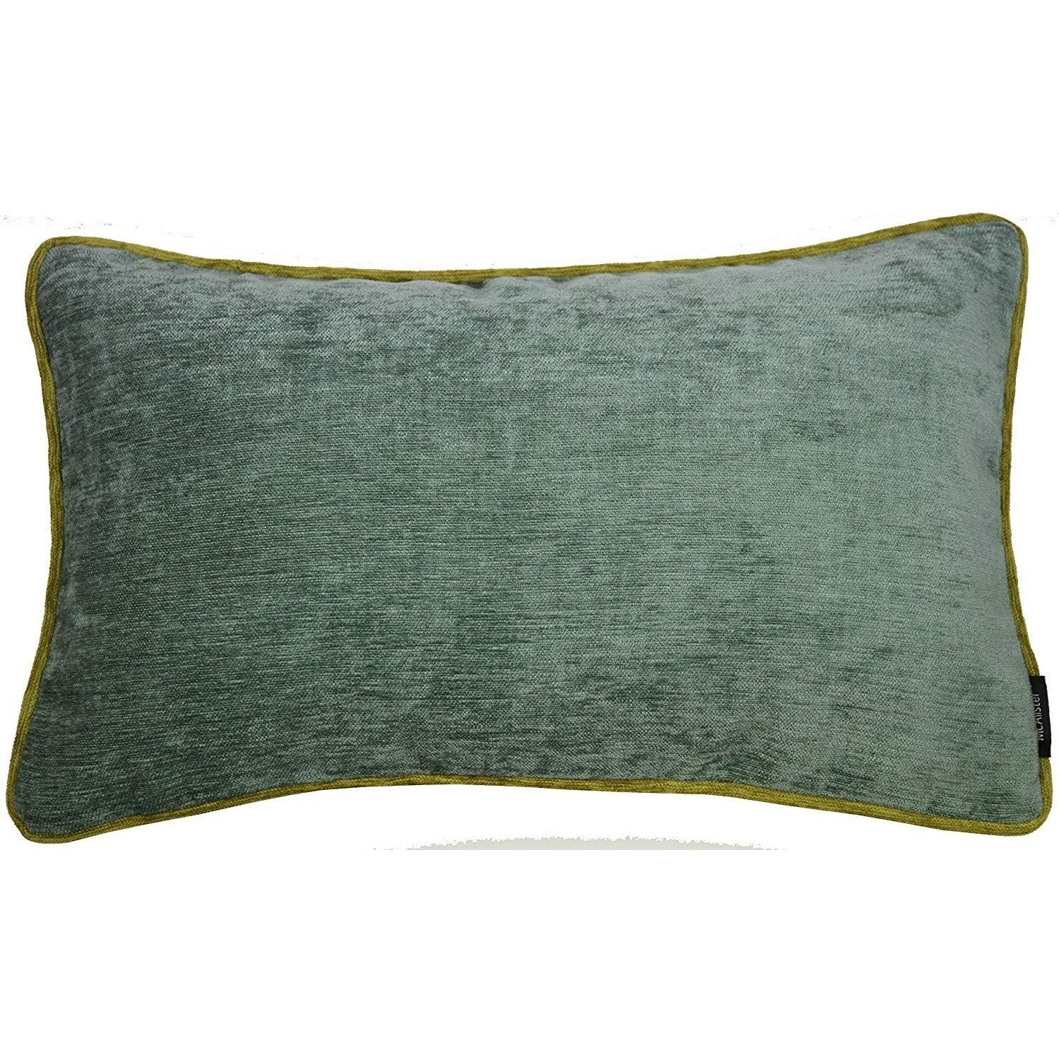 McAlister Textiles Alston Chenille Duck Egg Blue + Green Cushion Cushions and Covers Cover Only 50cm x 30cm 