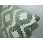 Load image into Gallery viewer, McAlister Textiles Arizona Geometric Duck Egg Blue Cushion Cushions and Covers 
