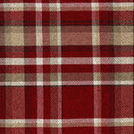 Load image into Gallery viewer, McAlister Textiles Heritage Tartan Red + White Curtain Fabric Fabrics 1 Metre 
